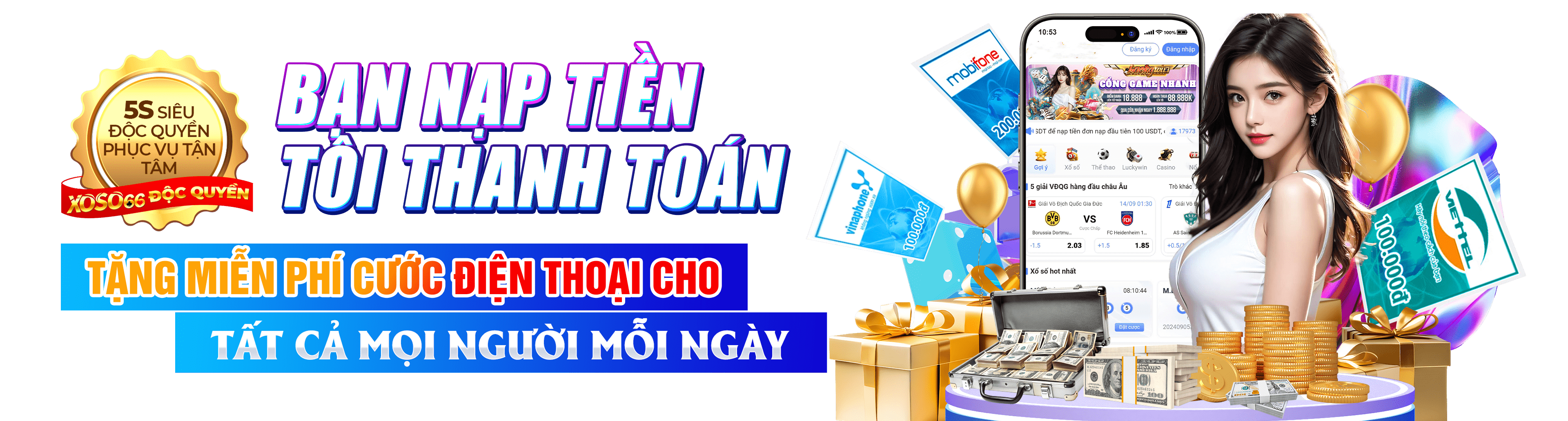 Hình ảnh quảng cáo của ku711 hiển thị nền tảng và các lợi ích