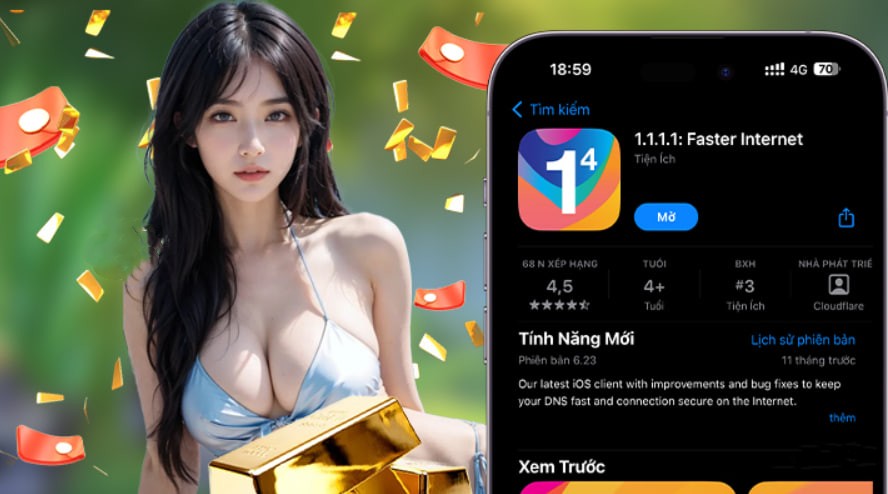Hình ảnh quảng cáo của ku711 hiển thị nền tảng và các lợi ích